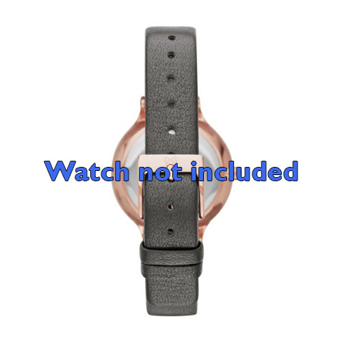 Horlogeband Skagen SKW2267 249XXXX 11XXXX 74XXXX Leder Grijs 12mm